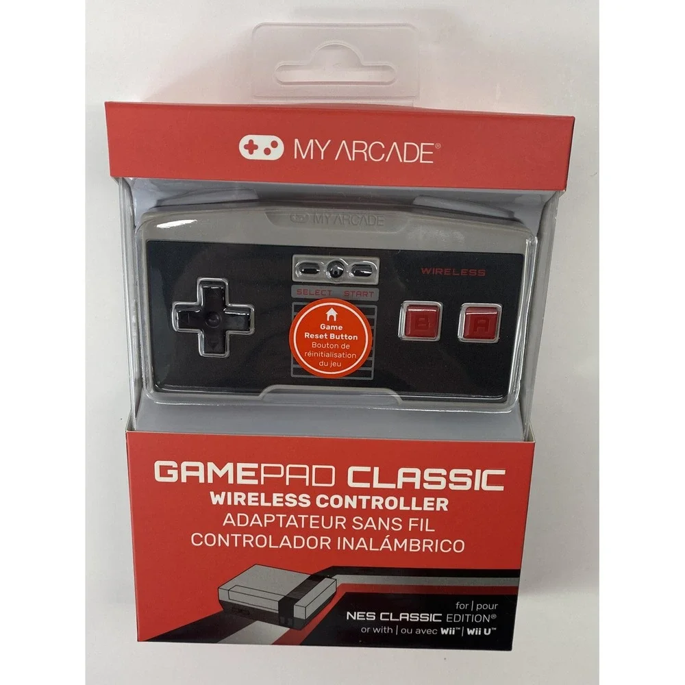 My‎ Arcade GamePad Classic Wireless Controller for NES Classic Edition Brand New